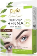 Delia Henna na obočie prášok 4,0 hnedá 1 ks