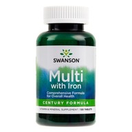 Swanson Century Formula s železnou multivitamínovou imunitou 130 tabliet