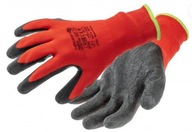 Pracovné rukavice Ochranné rukavice s latexom červená/čierna 10 HOGERT