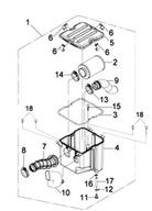 KOMPLETNÝ VZDUCHOVÝ FILTER Quad CAN-AM DS 250 OEM!