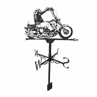 Retro Iron Black Owl Weather Vane Mount