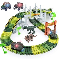 Závodná dráha dinosaurov Dino park 216 ks. mega trať