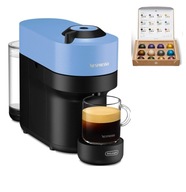 Kávovar na kapsuly + kapsule DeLonghi Nespresso Vertuo Pop Pacific Blue