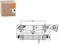 INTERCOOLER FORD MONDEO 00-