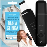 KAVITAČNÝ PEELING NA TVÁR PEELING bezdrôtová ČIERNA + hlinená maska