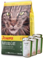 JOSERA NatureCat 10kg + 6x Abart 415g s králikom