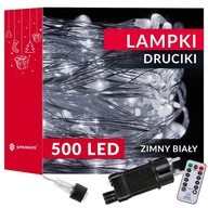 DRÔTOVÉ LAMPY 48m + MIKRO LED DIAĽKOVÉ SVETLÁ NA VIANOČNÝ STROMČEK