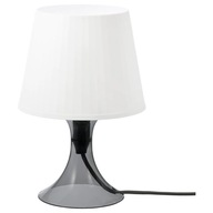 IKEA LAMPAN Stolová lampa tmavošedá/biela 29 cm