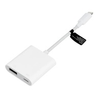 Lightning 8-pin na USB A + nabíjací adaptér