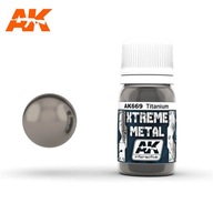 AK INTERACTIVE 669 XTREME METAL - TITANIUM 30ml