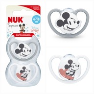 Nuk SILIKÓNOVÝ cumlík 6-18m Space Disney Mickey Mouse 2 ks