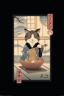 Plagát Trinidad Vincent Neko Ramen Ukiyoe 61x91,5