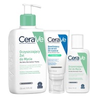 CeraVe Hydratačný gél-krém Oil Control + čistiaci umývací gél 236 ml