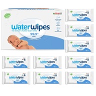 Detské obrúsky WaterWipes, vlhčené, na vodnej báze, 9 balení. x 60 (540 ks)