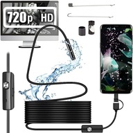 INŠPEKČNÁ KAMERA ENDOSCOPE 5M HD VODOtesná USB-C USB LED 3V1