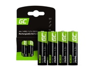 4x AA dobíjacie batérie R6 Green Cell 2600mAh