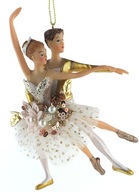 VIANOČNÉ GOLE BALETKA BALLERINA PÁROVÝ BALET 16 cm