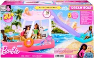 BARBIE YACHT DREAM BOAT SET + ŠMYKĽAVA S BAZÉNOM + DOPLNKY 91CM