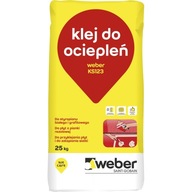 Weber KS123 izolačné lepidlo 25kg, 3mm vláknová výstuž