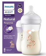 AVENT ANTIKOLICKÁ FĽAŠA NATURAL 3 RESPONSE 260ml