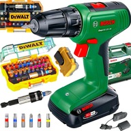 AKUMULÁTOROVÁ VŔTAČKA SKRUTKOVAČ 18V BOSCH EASYDRILL KUFRIEK SÚPRAVA RADOV