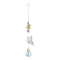 Crystal Wind Chime Moon Sun Catcher Diamantové maslo