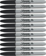 Sharpie Fine Permanent Marker Black F 1,0 mm x 12