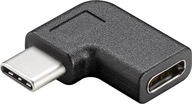 Uhlový adaptér do zásuvky USB-C FLAT Goobay