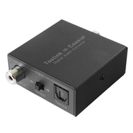 Obojsmerný optický konvertor Toslink Coaxial SPDiF 2x RCA adaptér