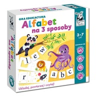 Náučná hra ABECEDA NA 3 SPÔSOBKY Puzzle s písmenami