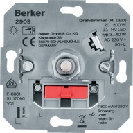 Berker Rotačný stmievač R 20-200W, LED 3-40W