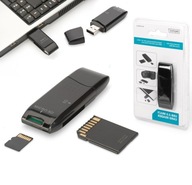 ČÍTAČKA PAMÄŤOVÝCH KARIET DIGITUS MICRO SD MINI SD USB