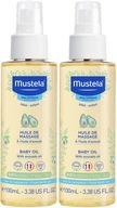 MUSTELA BEBE ENFANT hydratačný D/MASÁŽNY OLEJ x2