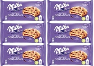 Sušienky Milka Sensations s kakaovou náplňou a čokoládovými kúskami 156g x6