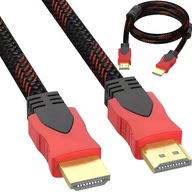 HDMI FULL HD UHD 4K 3D KÁBEL VYSOKORYCHLÝ 3M KÁBEL