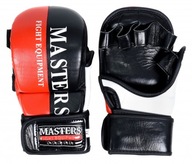 XL rukavice MASTERS pre MMA GFS-10 dlhé suchý zips NATURAL LEATHER