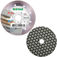 DISTAR DECOR SLIM 125 MM - Diamantový kotúč na kameninu + Brúsny kotúč