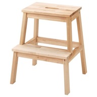 IKEA BEKVAM taburetka so schodiskom, breza, 50 cm