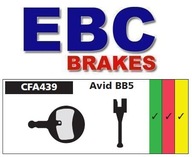 EBC spekané cyklobloky Avid BB5 CFA439HH