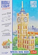 Stavať s Brick Travel Big Ben Tower Brick Trick 210 dielikov