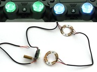 IRIS 2 gombíky 2 x hríbové gombíky s farebným LED podsvietením pre PS4 ovládač