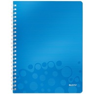 LEITZ WOW NOTEBOOK A4 SIEŤKA 80 STR., MODRÁ