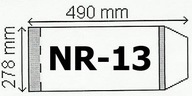 Cestovný obal A4 nastaviteľný č.13 (50ks) NARNIA