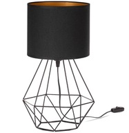 Stolná lampa NIGHT LOFT LAMPSHADE, čierna a zlatá