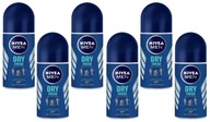 Nivea Men Dry Fresh roll-on antiperspirant pre mužov 6x50ml sada