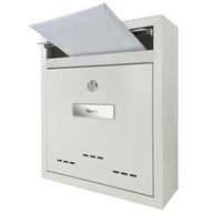 Poštová schránka z bielej ocele