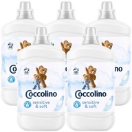 Coccolino Sensitive aviváž Fresh & Soft 5 x 1,7 l 340 praní