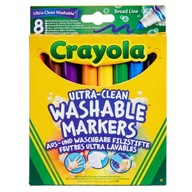 Crayola Zmývateľné fixky 8 ks