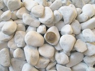 Ozdobné biele kamene 25-40 mm - 1 kg
