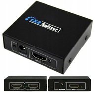 SPLITER SPLITTER HDMI ZOSILŇOVAČ SPLITTER 1X2 SIGNÁL AKTÍVNY HUB 4K/60